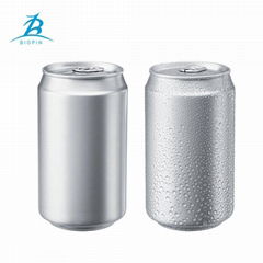 Low MOQ aluminum 330ml blank can for different beverage