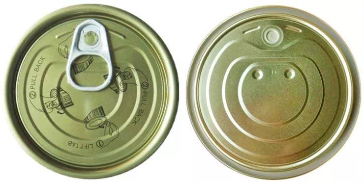 300 73mm Tinplate Eoe BPA free Epoxy Lacquer Food Can Tuna Fish Easy Open Lid