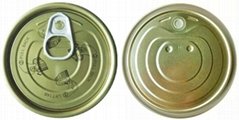 300 73mm Tinplate Eoe BPA free Epoxy Lacquer Food Can Tuna Fish Easy Open Lid