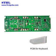 OEM gerber file BOM customized PCBA keyboard Assembly PCB PCBA Prototype Manufac