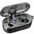 TOZO T10 Bluetooth 5.0 Wireless Earbuds with Wireless Charging Case