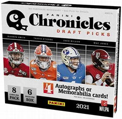 2021 Panini Chronicles Draft Picks Football HOBBY box 6