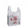 HDPE t shirt handle bag for shopping  1