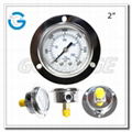 1.5 Inch 4000psi Brass Internal Dry Pressure Gauge With Front Flange 1