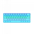 Mechanical keyboard Bluetooth wired dual mode connection 61 key game office keyb