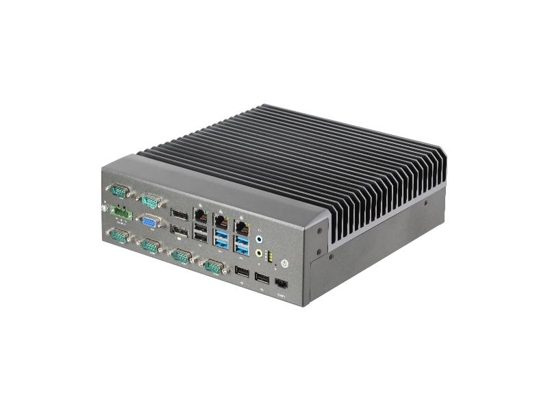 IPC工控機臺式電腦三千兆六串口無風扇主機嵌入式整機G4560I3I5I7