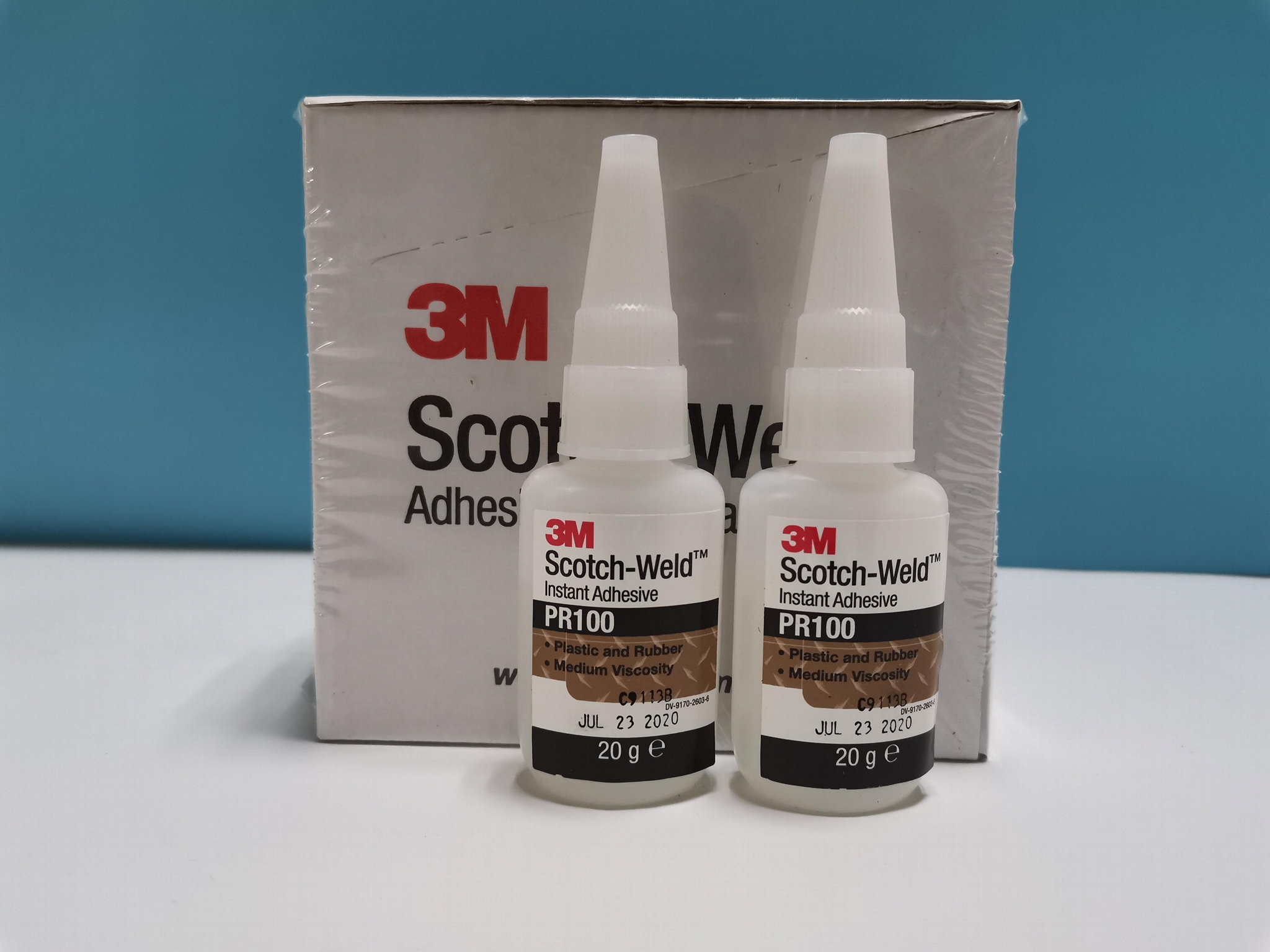 3M PR100強力快干膠水 粘接塑料橡膠陶瓷瞬間膠 玻璃尼龍粘合劑 3
