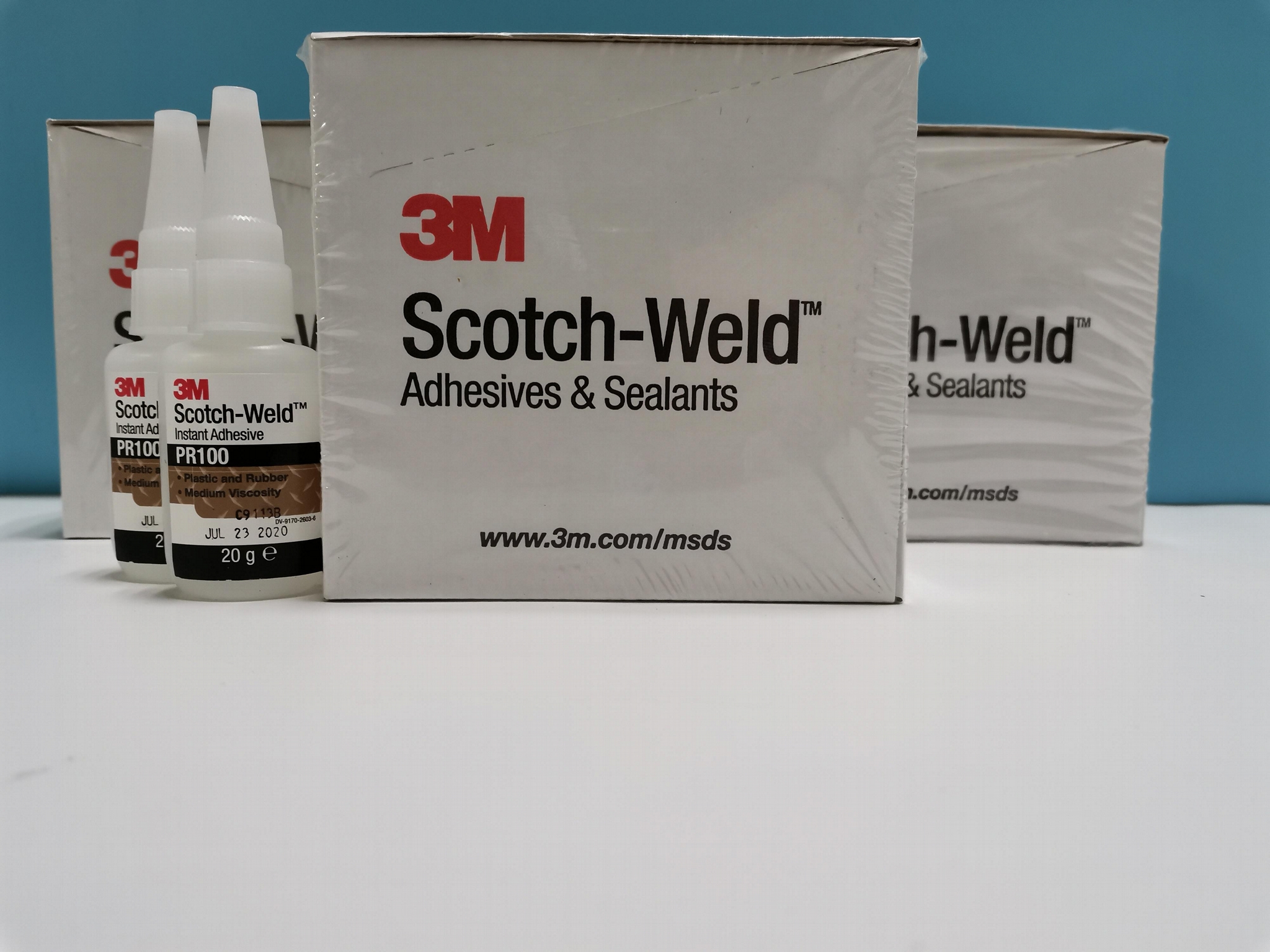 3M PR100強力快干膠水 粘接塑料橡膠陶瓷瞬間膠 玻璃尼龍粘合劑 4