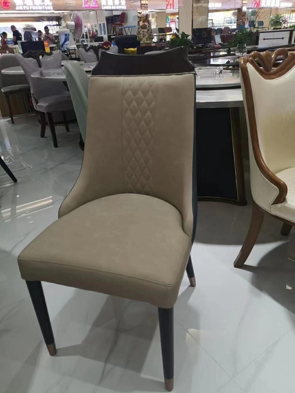 Rubber wood dinning chair 2