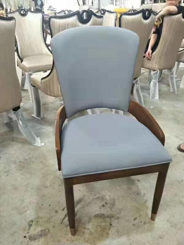 Rubber wood dinning chair 4