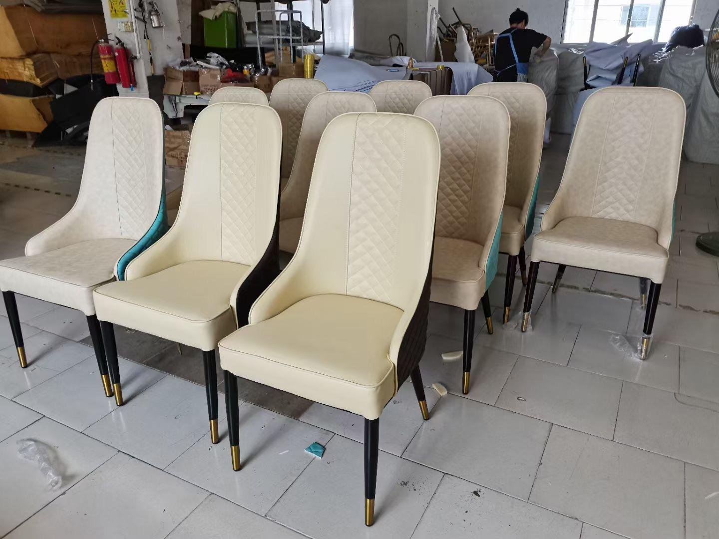 Rubber wood dinning chair 5