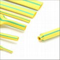 Yellow green heat shrinkable tube 