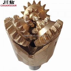 4 3/4'' steel tooth tricone bit water well drilling bit with rubber sealed beari