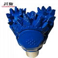 IADC 127 steel tooth tricone rock bit for water well drilling 2