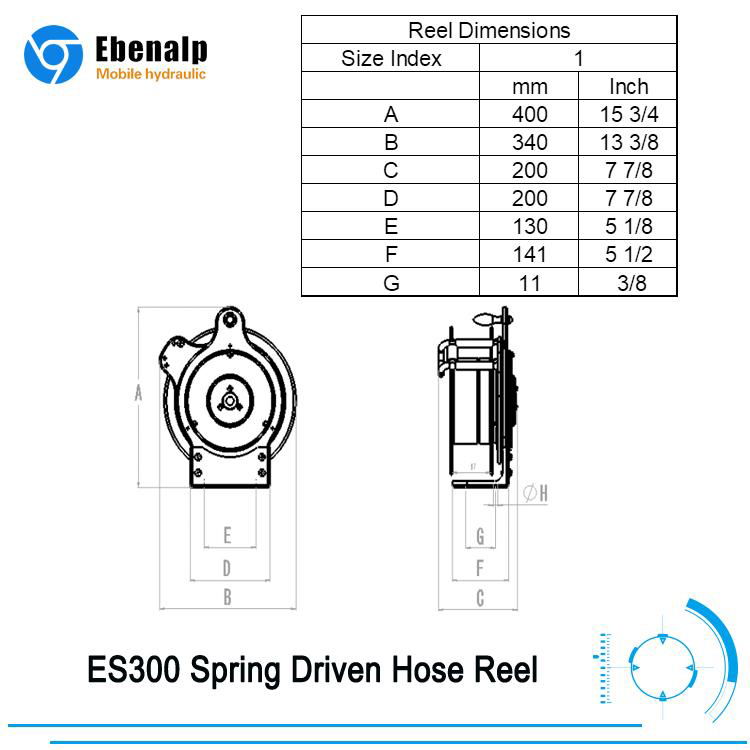 High Pressure Cleaning Hose Reel  3