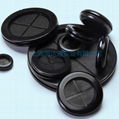 Environmental protection rubber single side dustproof coil sealing ring plug pro 1