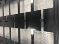 5 Stars hotel restaurant black stainless steel hall wall partition room divider 5