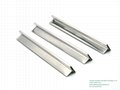 T shape stainless steel tile edge trim on wall decoration