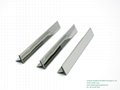 T shape stainless steel tile edge trim on wall decoration