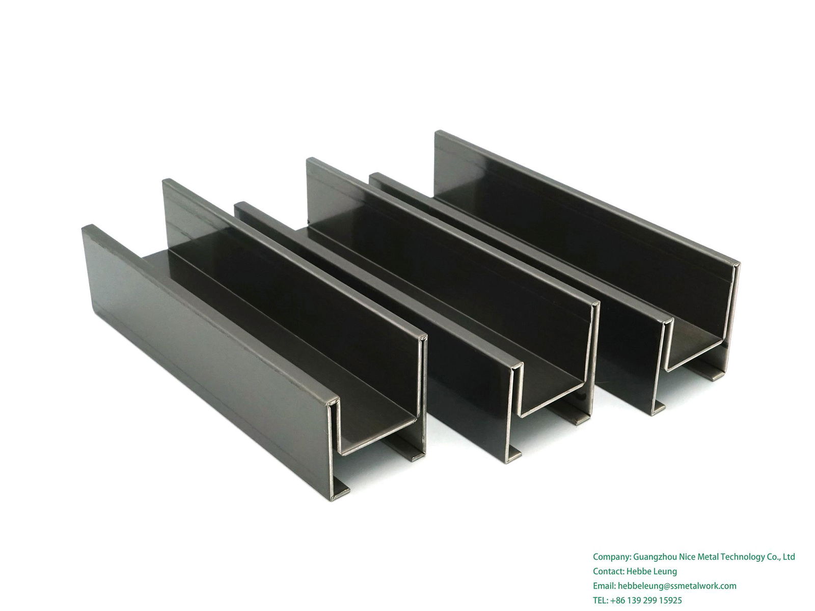 Decorative Black Brushed Stainless Steel Strip Metal Angle Wall Tile Trim