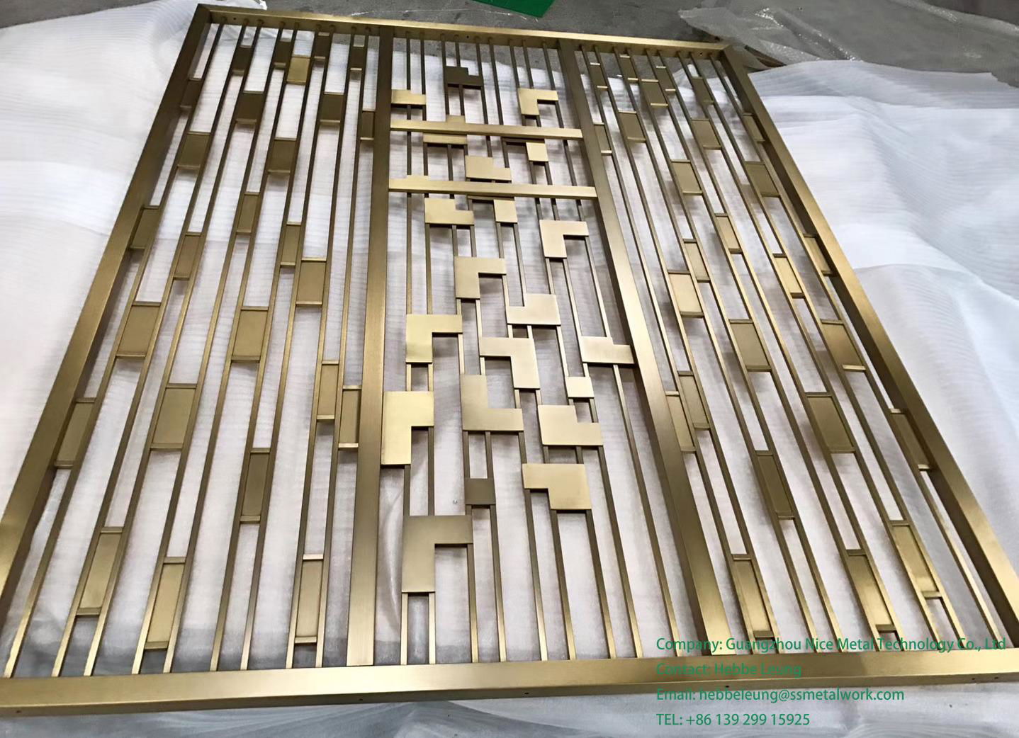 Customized Laser Cut Personalized Decorative Metal Screen Living Room Divider 2