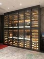 Stainless Steel Wine Whiskey Display Cabinet Wine Rack Cabinet