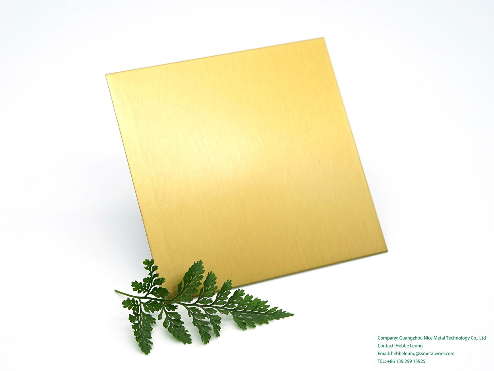 304 Golden Hairline Finish Titanium Gold Color AFP Coated Stainless Steel Sheet  2