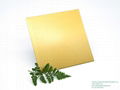 304 Golden Hairline Finish Titanium Gold Color AFP Coated Stainless Steel Sheet 