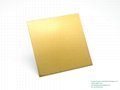 304 Golden Hairline Finish Titanium Gold Color AFP Coated Stainless Steel Sheet 