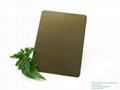 New Product 304 ASTM Decorative Bronze AFP Cross Pattern Stainless Steel Sheet