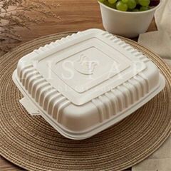 Degradable corn starch food lunch box