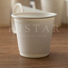 Corn starch biodegradable cup disposable beverage coffee cup