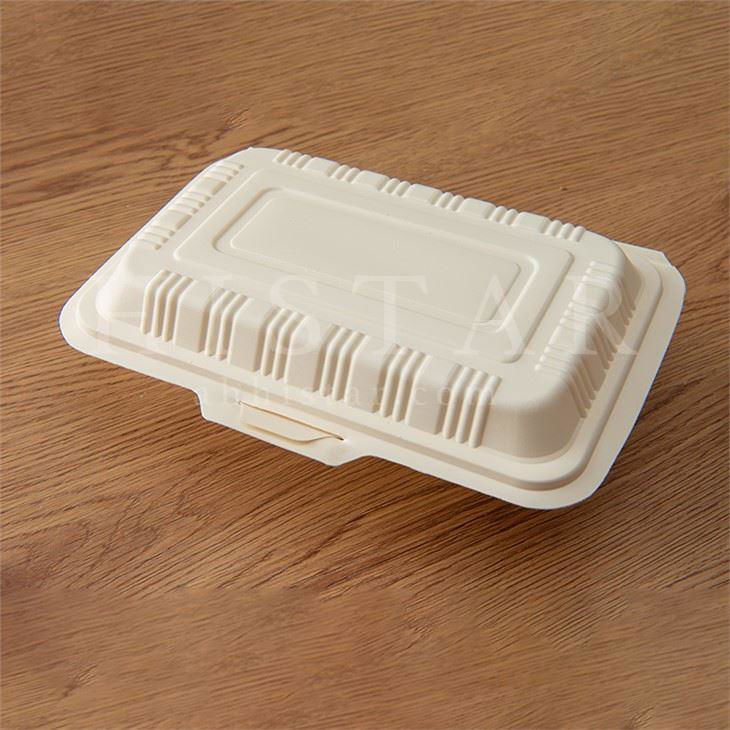 Biodegradable take-out lunch box disposable food lunch box 2