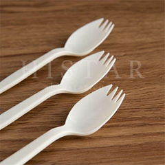 Cornstarch Food Spoon Disposable Dessert Cake Spoon