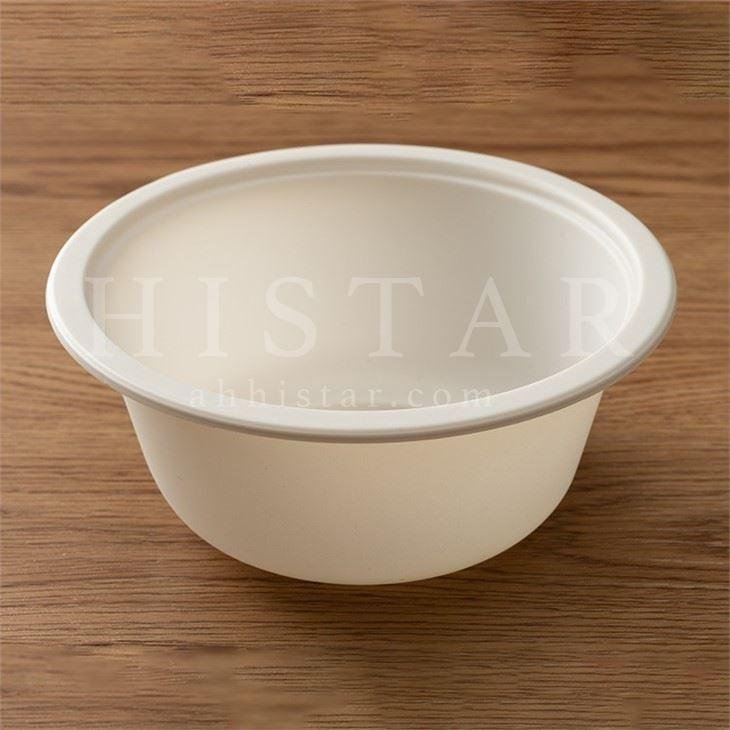 Corn starch degradable food bowl disposable ice cream dessert bowl 3
