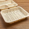 Biodegradable corn starch food tray