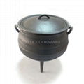 Cast Iron South Africa Three Legged Potjie Pot   3