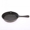 6.25 Inch, 7.5inch,10.25 Inch Pre-Seasoned Cast Iron Round Skillet Fry Pan 