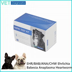 Ehrlichia/Babesia/Anaplasma/Heartworm Combo Test