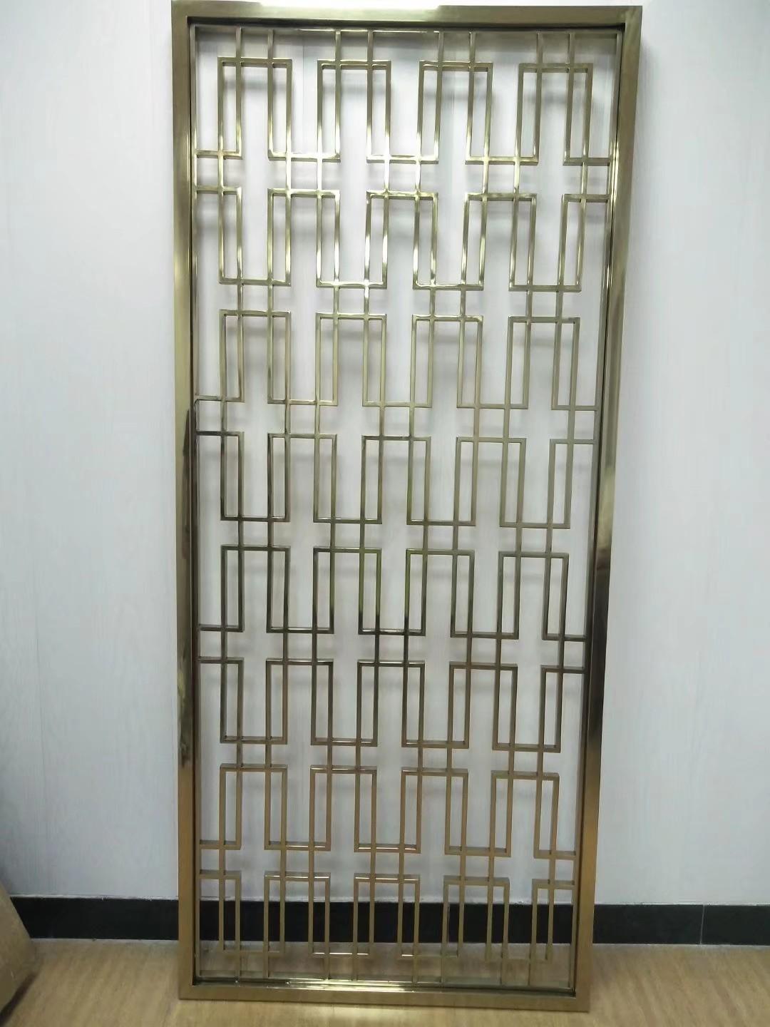 不鏽鋼屏風客廳隔斷 2