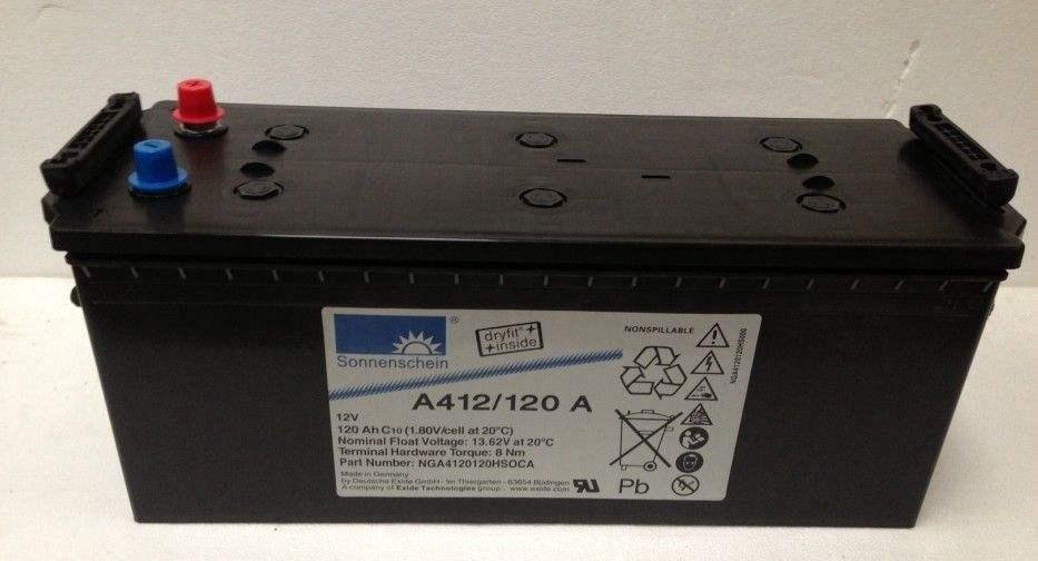 德国阳光蓄电池 A412/180A 12V180AH 原装进口 胶体电池 质保三年 4