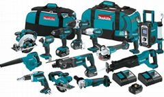 Makita LXT1501 20-Volt LXT Li-Ion Cordless 15-Piece Tool Kit NIB