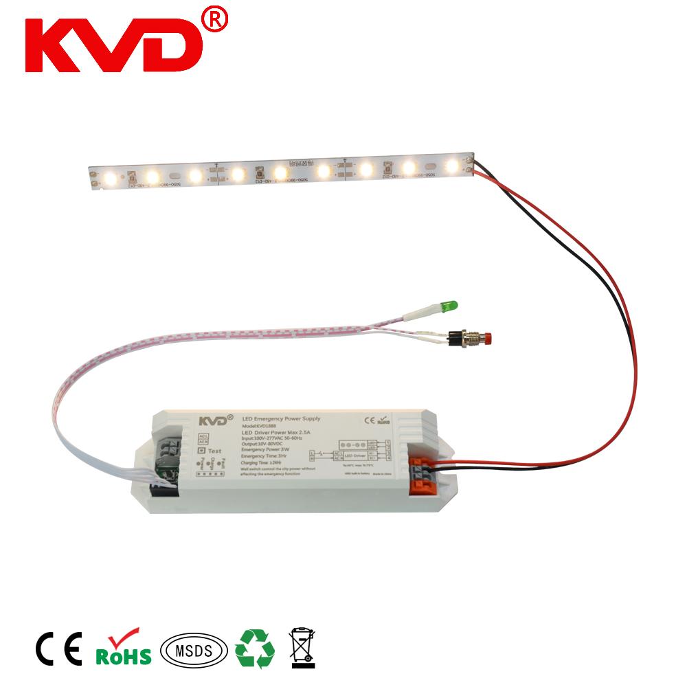   LED Emergency  Driver  Enternal Inverter Battery 2000mAh For Indoor