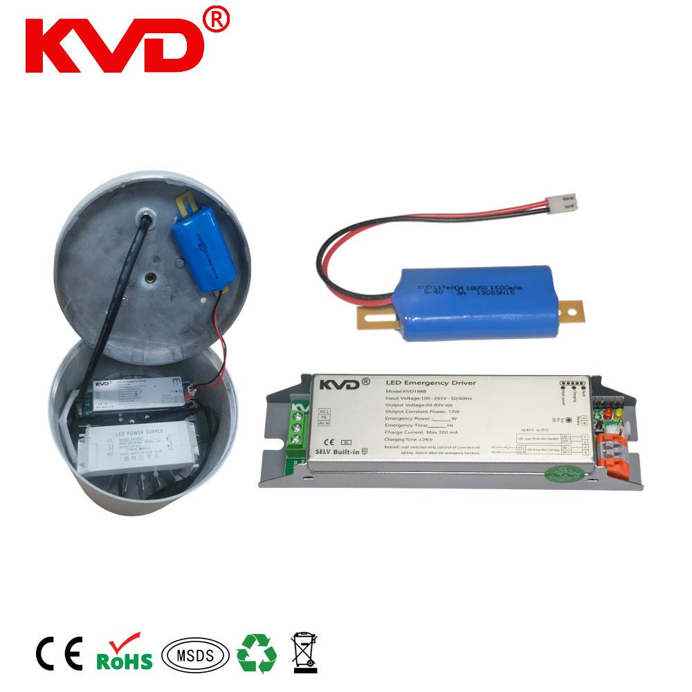 Reduced Power Led Emergency Driver 2600mAh For Led Lights 3