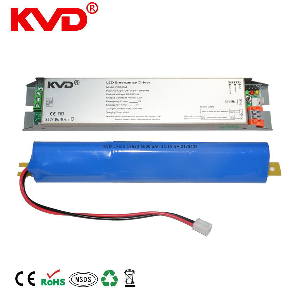 Reduced Power Emergency Driver 4400mAh  Lower DC 
