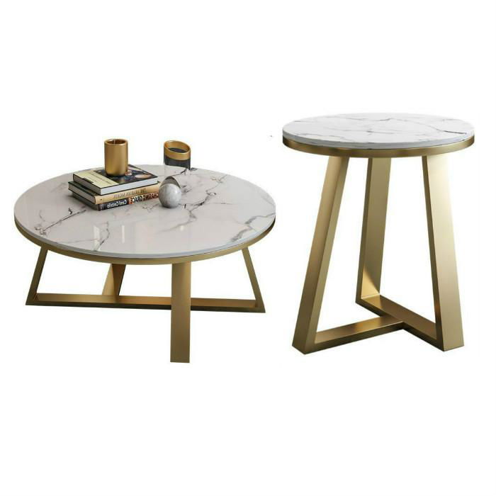 Round Marble Top Table Stainless Steel Leg Xiangliu (China Manufacturer) Office Furniture