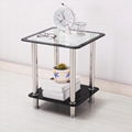 Stainless Steel Tempered Glass Coffee Table 1