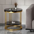 Living Room Black Round Side Table 1