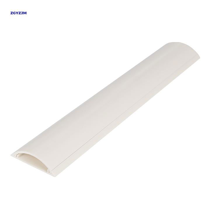 Cheap Semi-circular Cable Protection Plastic Small Size PVC Trunking 3