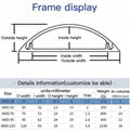 Cheap Semi-circular Cable Protection Plastic Small Size PVC Trunking 5